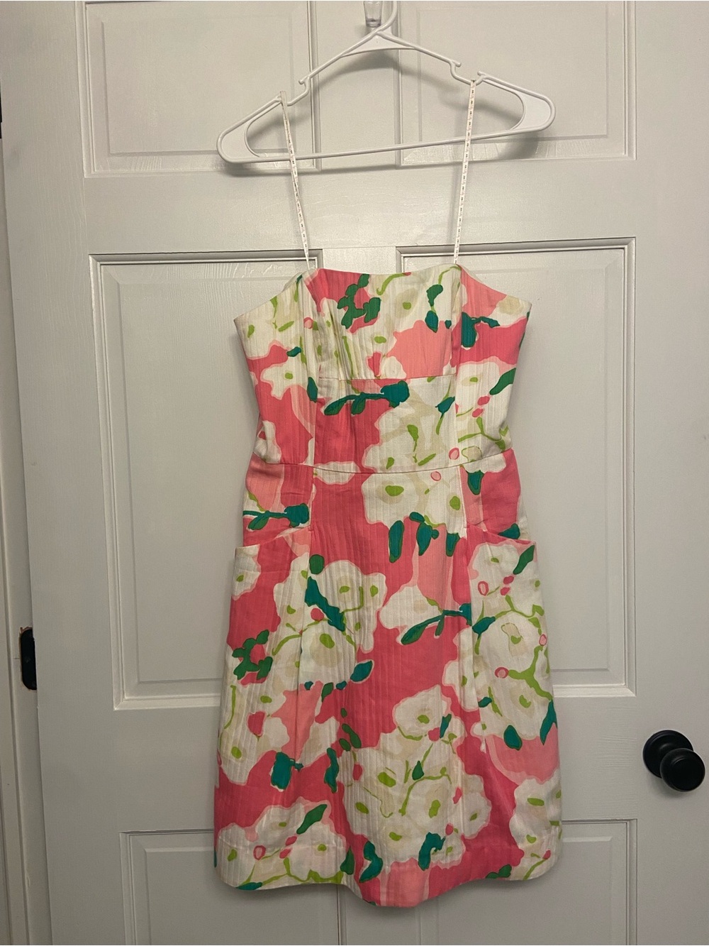 📦 🚛 MOVING SALE ‼️ Lilly Pulitzer Pink Floral Strapless Dress